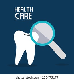 Medical design over blue background, vector illustration.