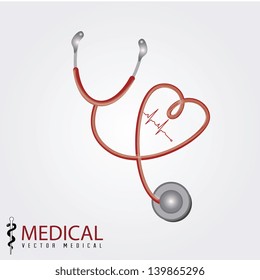 medical design over gray background vector illustration medical design over gray background vector illustration
