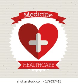 medical design over gray background vector illustration  