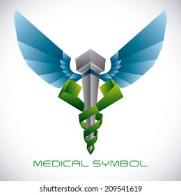 medical design over gray background vector illustration