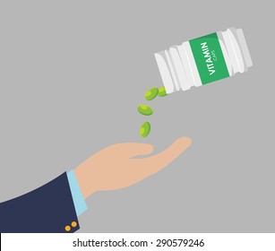 Medical design over grey background, vector illustration