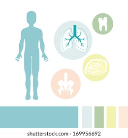 medical design over white  background vector illustration  