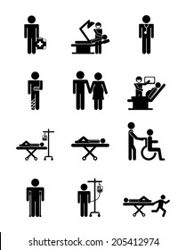 Medical design over white background, vector illustration