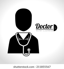 Medical design over white background, vector illustration