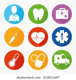 Medical design over white background, vector illustration