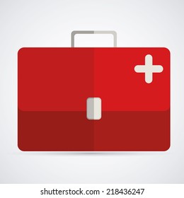 Medical design over white background, vector illustration