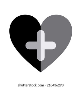 Medical design over white background, vector illustration