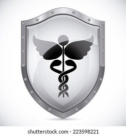 Medical design over white background, vector illustration 