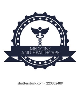 Medical design over white background, vector illustration
