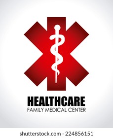 Medical design over white background, vector illustration