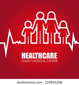 Medical design over white background, vector illustration