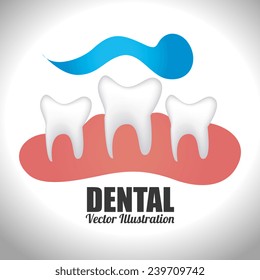 Medical design over white background, vector illustration.