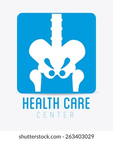 Medical design over white background, vector illustration.