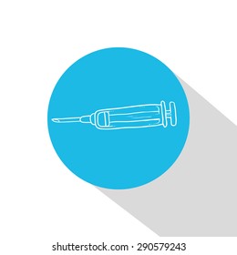 Medical design over white background, vector illustration