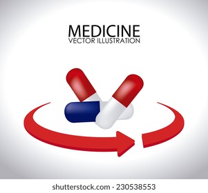 Medical design over white background,vector illustration