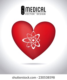 Medical design over white background,vector illustration