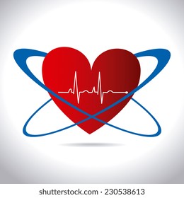 Medical design over white background,vector illustration