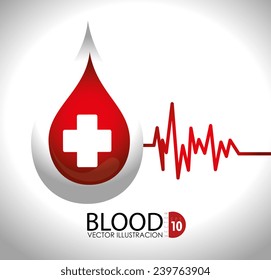Medical design over white background,vector illustration.