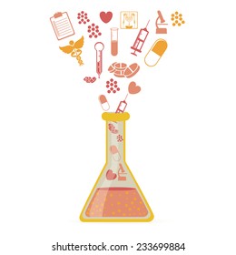 Medical design, vector illustration.