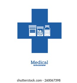 Medical design, vector illustration 