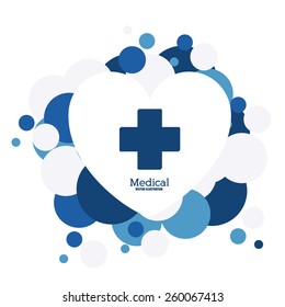 Medical design, vector illustration 