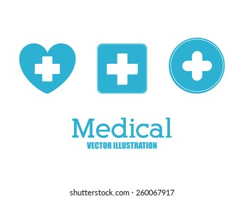 Medical design, vector illustration 