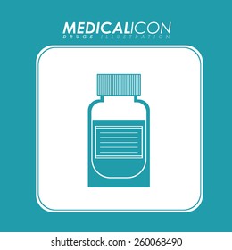 Medical design, vector illustration 