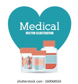 Medical design, vector illustration 