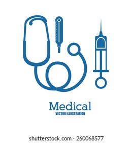 Medical design, vector illustration 