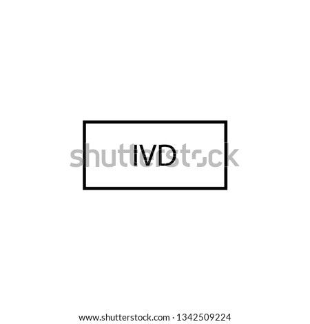 MEDICAL DEVICE FOR DIAGNOSTICS IN VITRO sign. Labeling of medical products