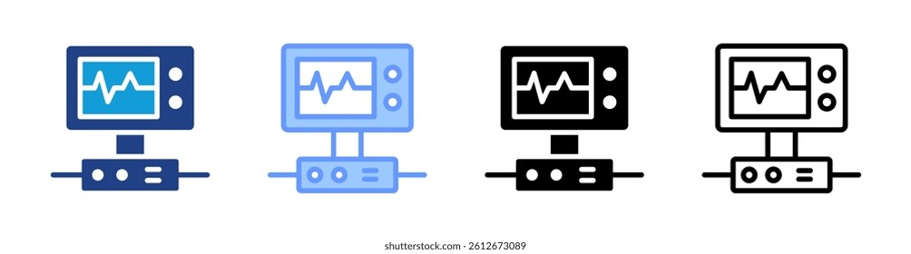 Medical Device icon set multiple style collection