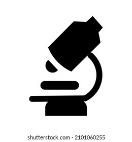 medical device icon or symbol design "microscope"