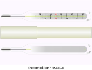 Medical device for measuring body temperature.