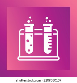 Medical device and medicine icon with a combination of velvet violet and pacific pink colors. Suitable for use on websites and applications on smartphones.