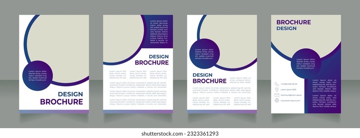 Medical diagnostics methods blank brochure design. Healthcare. Template set with copy space for text. Premade corporate reports collection. Editable 4 paper pages. Montserrat font used