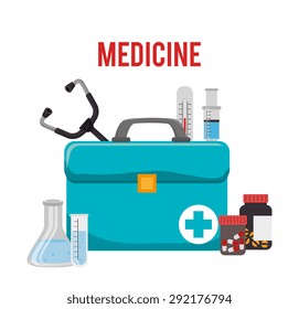 Medical digital design, vector illustration eps 10.