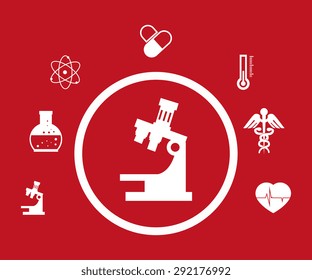Medical digital design, vector illustration eps 10.