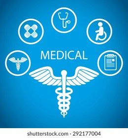 Medical digital design, vector illustration eps 10.