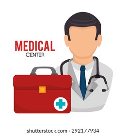 Medical digital design, vector illustration eps 10.