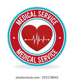 Medical digital design, vector illustration eps 10.