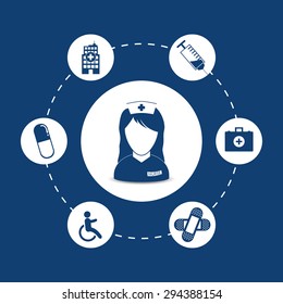 Medical digital design, vector illustration eps 10.