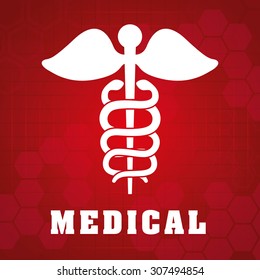 Medical digital design, vector illustration eps 10.