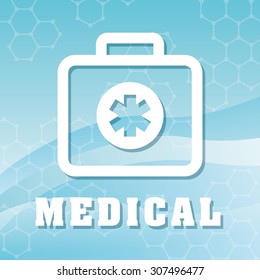 Medical digital design, vector illustration eps 10.