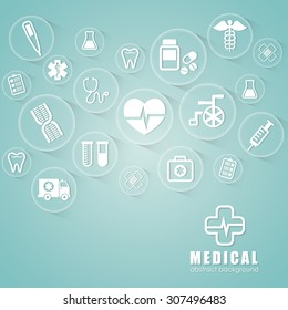 Medical digital design, vector illustration eps 10.