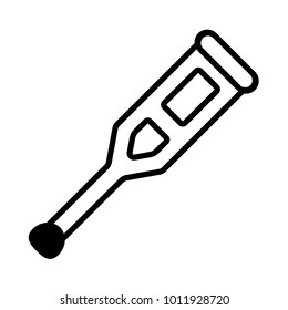 medical disabled simple line icon
