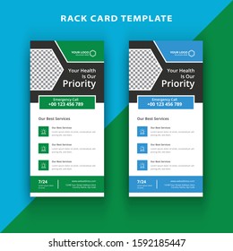 Medical Dl Rack Card Template