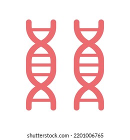 Medical DNA colored icon. Simple colored element illustration. Medical DNA concept symbol design from medical set. Can be used for web and mobile on white background