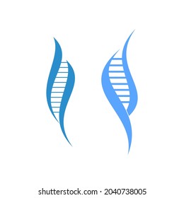 Medical DNA Vector icon design illustration Template
