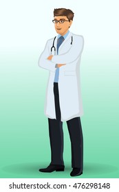 Medical Doctor Clinic Hospital Staff, Vector illustration