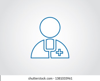 Medical Doctor Graduation Jobs Icon Outline